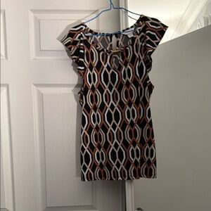 Liz Claiborne Geometric Blouse